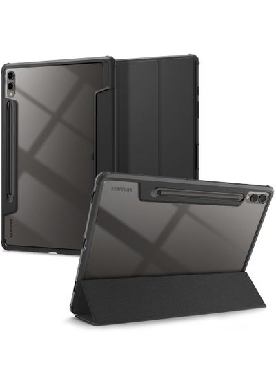 اشتري Ultra Hybrid Pro Samsung Galaxy Tab S9 PLUS Case Cover 12.4 inch (2023) with Dual S-Pen Holder - Black في الامارات