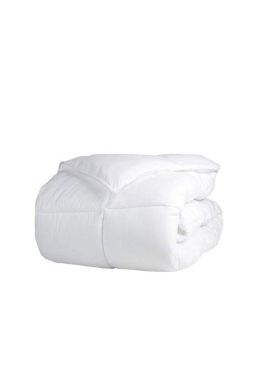 Buy Regency Double Size 100% Cotton 233Tc Down Proof Duvet Cotton Blend, White 225X235cm in UAE