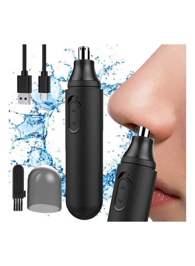 Buy Nose Hair Trimmer, Rechargeable Ear and Nose Hair Trimmer for Men Women, USB Electric Waterproof Eyebrow Facial Hair Removal Nose Grooming Garget for Men, Unique Gift for Men, Dad or Boyfriend in Saudi Arabia
