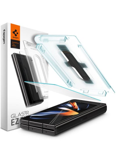 Buy Glastr Ez-Fit for Samsung Galaxy Z Fold 4 Screen Protector Tempered Glass [outer Front Screen] - 1 Pack in UAE