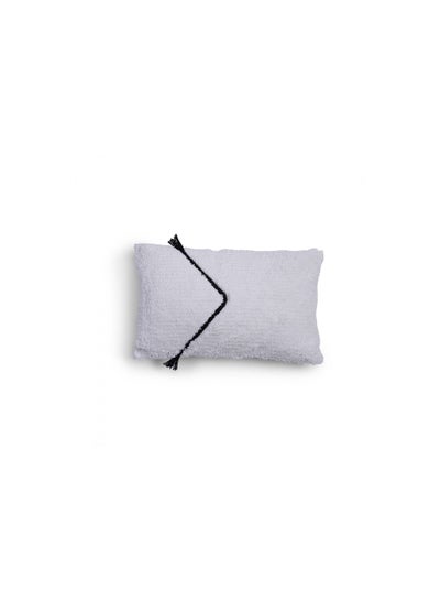 Buy Ellis Filled Cushion 30x50cm - White in UAE