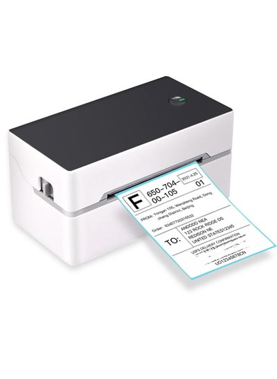 Buy Desktop Shipping Label Printer High Speed USB  BT Direct Thermal Printer Label Maker Sticker 40-80mm Paper Width in Saudi Arabia