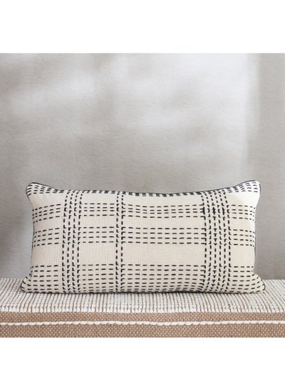 Buy Prism Dotted Stripe Filled Cushion 60 x 30 cm in Saudi Arabia