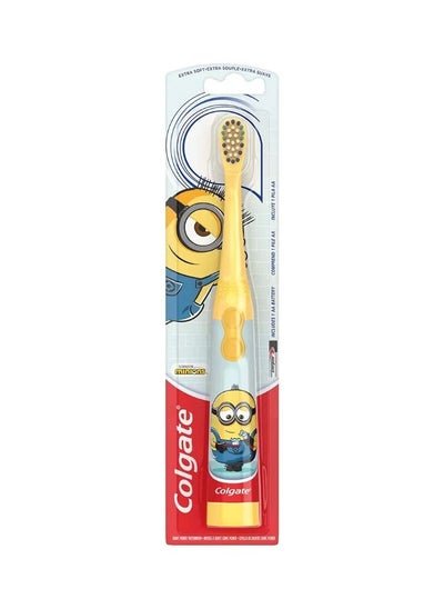 Buy Colgate Minion Power Toothbrush Yellow Included With Battery in UAE