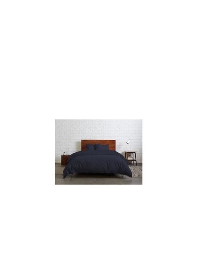 Buy Duvet cover and sheet set - 4 pieces. navy blue in Egypt