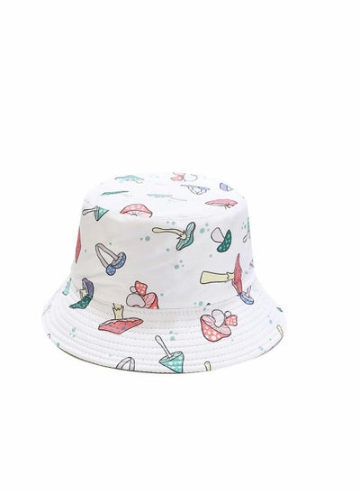 اشتري Bucket Hat, Fashion Mushroom Pattern Hat, Reversible Summer Sun Cap for Women Men Outdoor Travel في السعودية