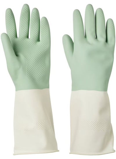 Buy green cleaning gloves Small in Saudi Arabia