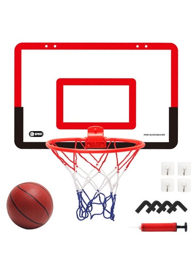 Buy Indoor Mini Basketball Set for Kids Over The Door Basketball Hoop Office Basketball Hoop for Teens and Adults Mini Hoops Door Room Office Basketball Goal Indoor with 1 Balls. in Saudi Arabia