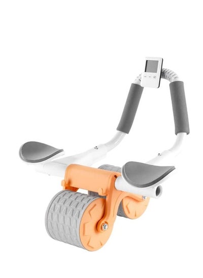 اشتري Automatic Rebound Abdominal Roller Tool with Elbow Support and Digital Meter Abdominal and Core Strength Training في الامارات