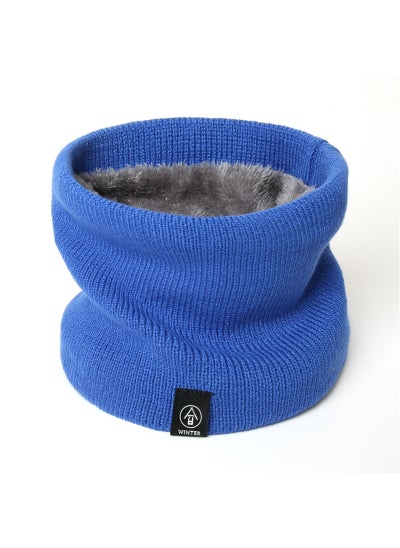 اشتري Unisex Knit Neck Warmer Thick Winter ScarfWJ99-8 sapphire blue WJ99-8 sapphire blue في الامارات