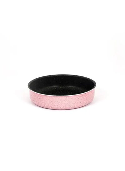 Buy Rocky Granite Tray 26cm Pink in UAE