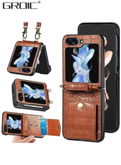 Compatible Samsung Galaxy Z Flip Case with Card Holder