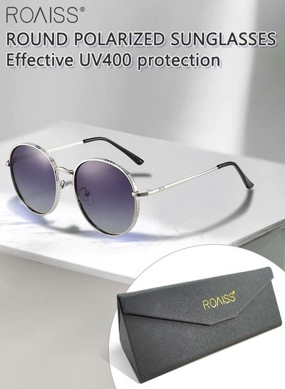 Men's Polarized Round Sunglasses UV400 Protection Sun Glasses with PC Frame  Fashion Anti-Glare Sun Shades for Men Driving Fishing Traveling Cycling  with Gold Lens price in Saudi Arabia, Noon Saudi Arabia