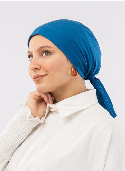 Buy Padded Cotton Bonnet Blue For Women in Egypt