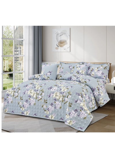 Buy Double summer quilt set mattress system 6 pieces medium fixed filling size 230 x 250 in Saudi Arabia