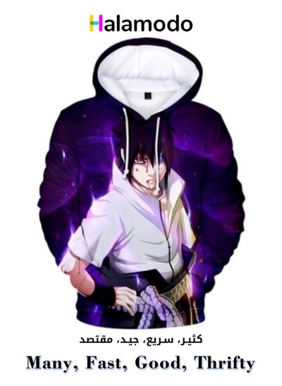 Buy Naruto Printed Sweatshirt Unisex Hoodie in UAE