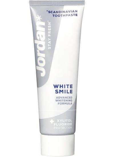 Buy Jordan White Smile Toothpaste 75ml Tube in UAE