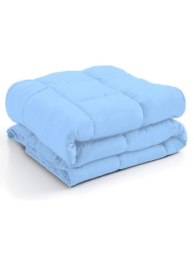 Buy Queen Size Quilted Down Duvet Insert Cotton 160 x 220cm in UAE