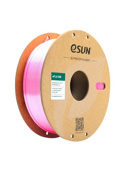 Buy eSUN Silk PLA 3D Printer Filament, Dimensional Accuracy +/- 0.05 mm, 1 kg Spool, 1.75 mm, Pink in UAE