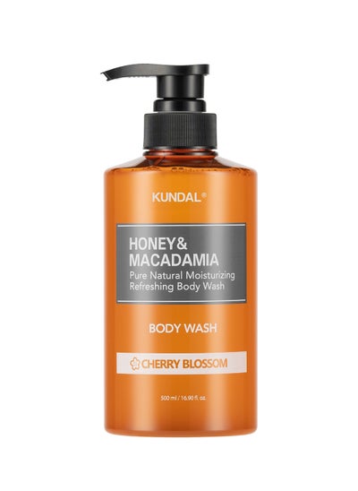 Buy Honey & Macadamia Pure Natural Moisturizing Refreshing Body Wash Cherry Blossom 500Ml in Saudi Arabia