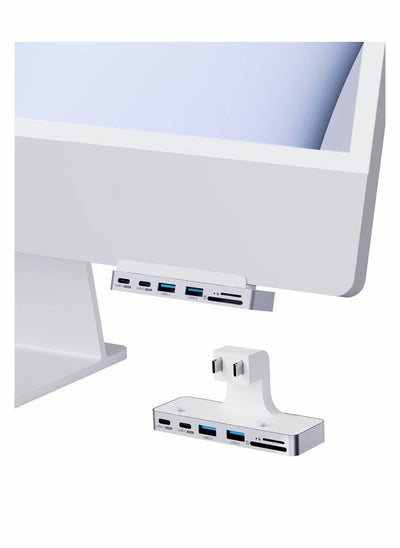 Buy For iMac Hub with 4K@60Hz HDMI, USB C 3.1, USB 3.0 Ports and SD/Micro SD Card Reader, USB-C Clamp Hub USB C Docking Station for iMac 2021 24 inch in UAE