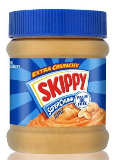 Buy Super Chunk Extra Crunchy Peanut Butter Palm Oil Free 454g in UAE