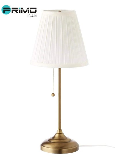Buy Table Lamp White/Gold in Saudi Arabia