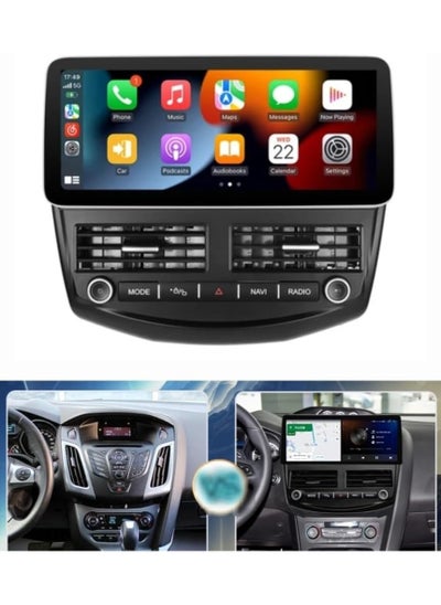 Buy Android Car Stereo 12.3 Inch For Ford Focus 2012 To 2019 4GB Ram Support Apple Carplay Android Auto Wireless QLED Touch Screen 4G Wifi AHD Camera included Bluetooth in UAE