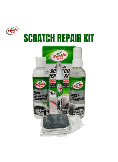 Buy Turtle Wax All In One Solutions Car Scratch Repair Kit Scratches Chips And Scrapes 6pcs Repair Kit in Saudi Arabia