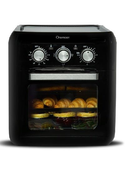 Buy M1 Electric Oven & Air Fryer With 1L Capacity Non Stick Digital Control Panel Black in UAE