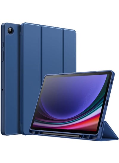 Buy Case for Samsung Galaxy Tab A9 8.7-Inch 2023 Soft TPU Tri-Fold Stand Protective Tablet in UAE