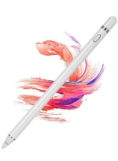 اشتري Active Stylus Pens for Touch Screens, Digital Stylish Pen Pencil Rechargeable Compatible with Most Capacitive Touch Screens في الامارات