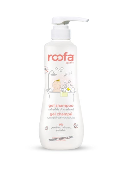 Buy Roofa Gel Shampoo with Calendula & Panthenol in UAE