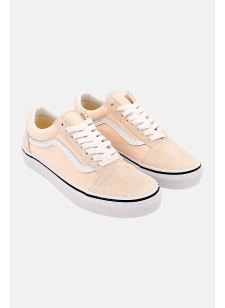 اشتري Women Old Skool Lace Up Shoes, Peach في الامارات