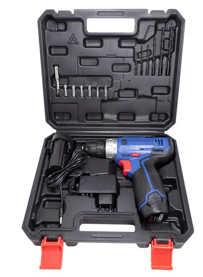 ROCKFORCE Drill Machine with Tool Box 12V Includes 1300 mAh