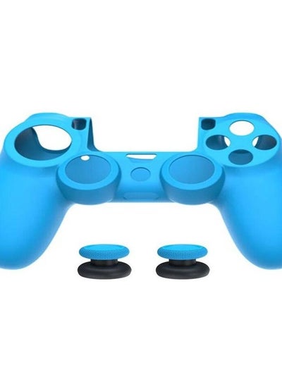 Buy Silicone Cover for PS4 Controller blue in Egypt