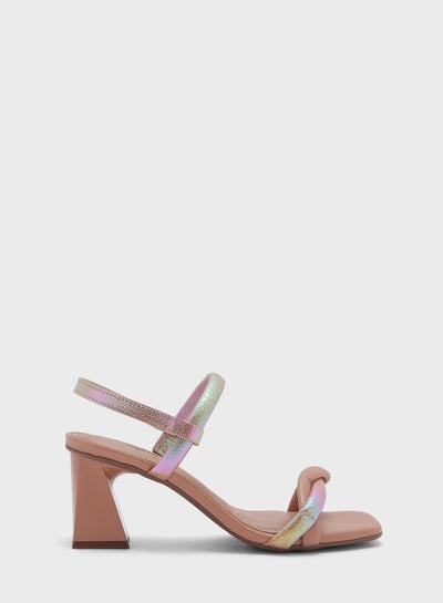 اشتري Oaklynn Multi Strap Mid Heel Sandals في الامارات