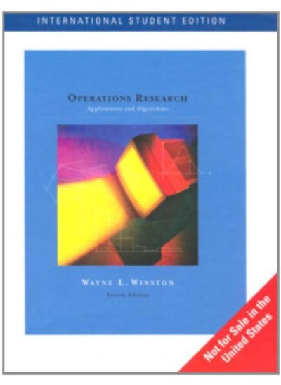 اشتري Operations Research  Applications and Algorithms  SI Edition   Ed   4 في مصر