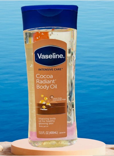 Buy Intensive Care Cocoa Radiant Body Oil White 400ml in UAE