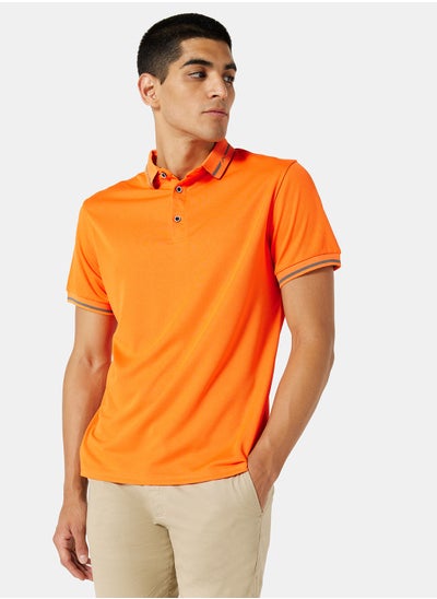 اشتري Basic Collared Pique Polo في الامارات