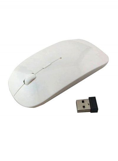 Buy Wireless Mouse White/Grey in UAE