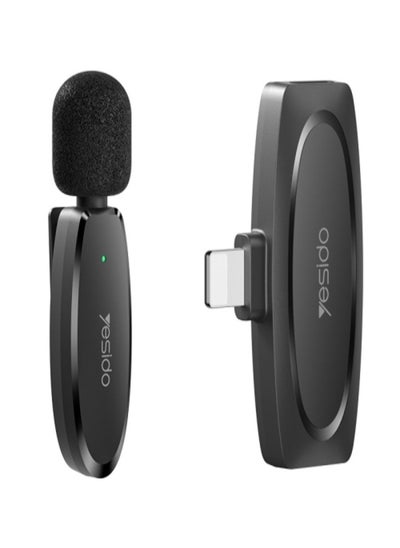 اشتري YESIDO KR12 Low Latency Wireless Microphone with 8 Pin Receiver (Black) في مصر