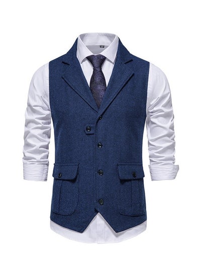 اشتري New Retro Lapel Suit Vest في الامارات