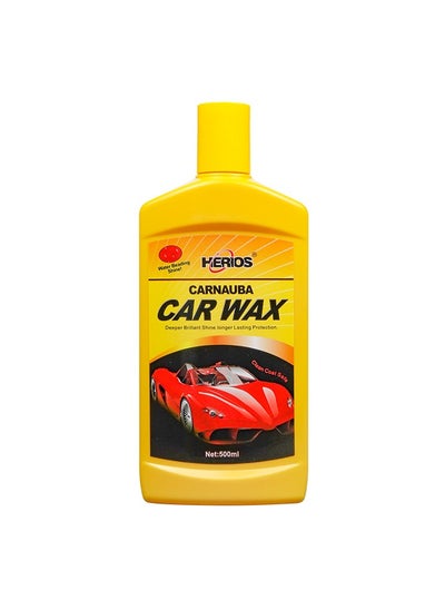 Buy Herios Carnauba Car Wax, Liquid Formulation, 500ml in UAE