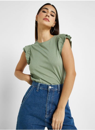 Buy Frill Sleeve Top in UAE