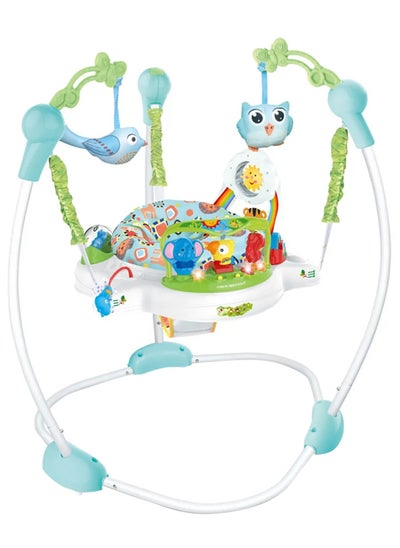 Buy Baby Activity Jumper Bouncer, Infant Activity Center With Music, Lights And Sounds - 3 Adjustable Heights, 360° Rotation in Saudi Arabia