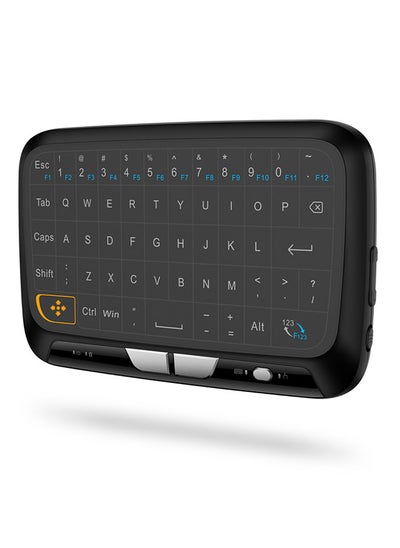 Buy H18 2.4GHz Wireless Keyboard Full Touchpad Remote Control Keyboard Mouse Mode with Large Touch Pad Vibration Feedback for Smart TV Android TV Box PC Laptop in UAE