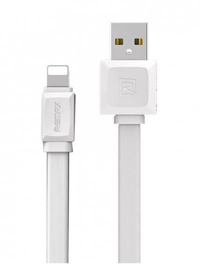 Buy Remax Rc-129I Lightning Data Cable Safe & Fast Charging White in Egypt