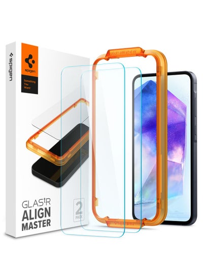 Buy GLAStR Align Master Tempered Glass for Samsung Galaxy A55 5G Screen Protector 2 PACK in UAE