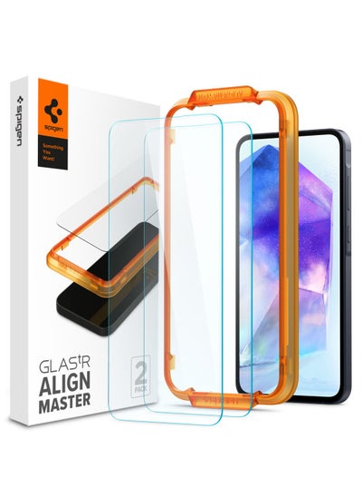 Buy GLAStR Align Master Tempered Glass for Samsung Galaxy A55 5G Screen Protector 2 PACK in Saudi Arabia